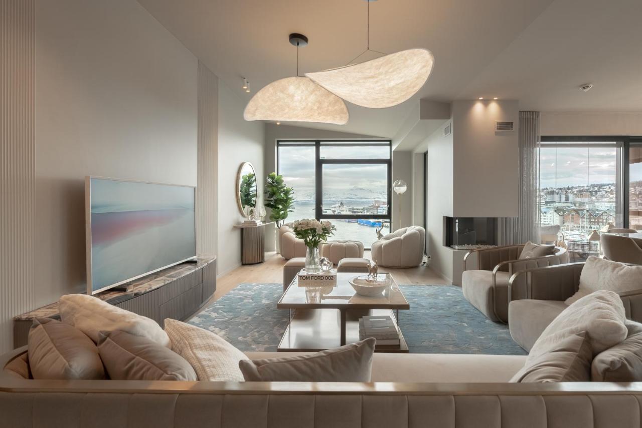 Vindlys Luxury Penthouse Apartment Tromsø Exteriér fotografie